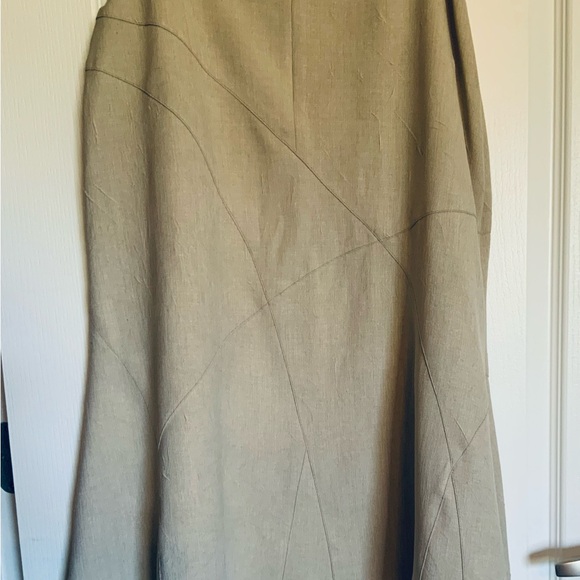 Linen like Long Skirt - Picture 7 of 9